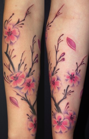 Tattoos - Cherry Blossom Tree - 37053